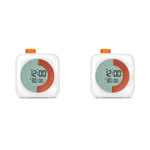 2X 60Minute Visual Timer,Dual Timer Clock,Classroom Timer,Countdown Timer for Timer Management Tool 1