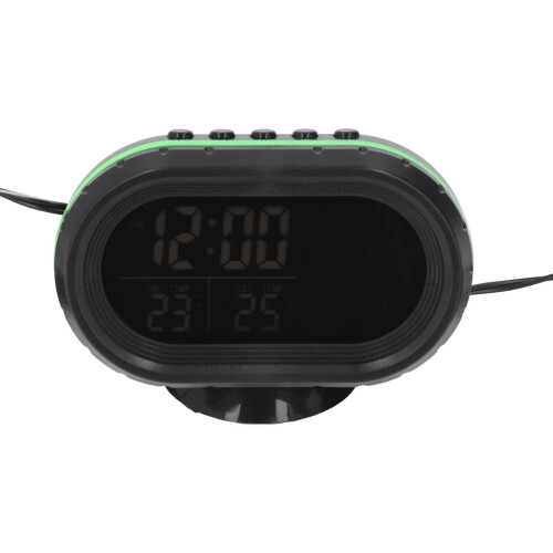 Digital termometer voltmeter klocka för 12-24V bilar 2