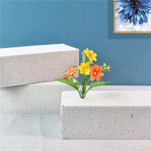 12 PièCes SéRies Mousse Florale SèChe pour Fleurs Artificielles Briques de Mousse Florale Humide Gris Fleuriste Blocs pour Arrangement de Fleurs