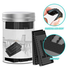 Plastic Shims for Leveling - 216 Piece Jar, Strong and Durable Table Wedges, DIY Levelers for Furniture, Table, Chair