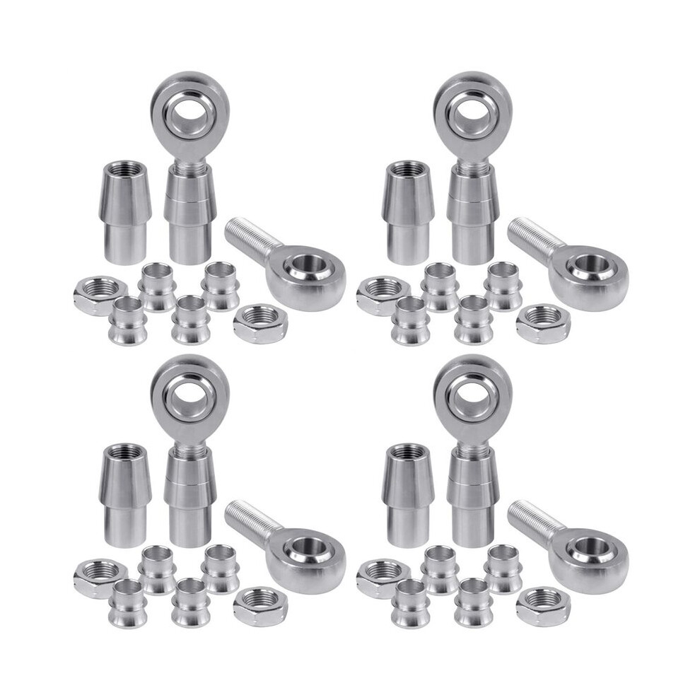 Heim Joints 8Set Self-Lubricating Heim Joint Rod End Kit Right And Left Thread Suspension Steering Joints Steering 6031418877216
