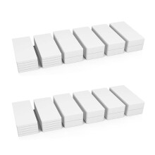 40 Unidades de Almofadas para Móveis, Rolhas de Cabeceira de Espuma EVA para Parede, 10 Unidades (15 mm de Espessura) + 10 Unidades (5 mm de