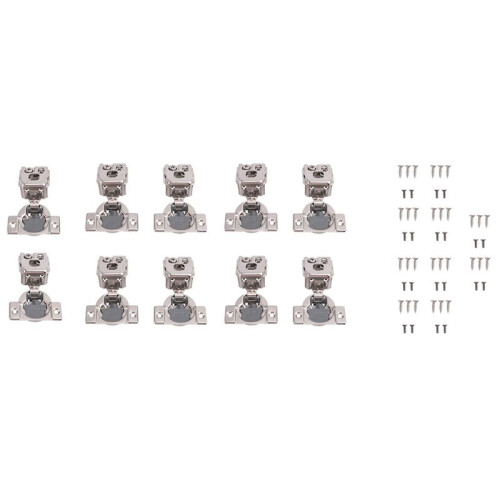 20 Pack 1-1/4 Inch 3D Overlay Soft Close Concealed Hinges for Face Frame Door, Control Closing Speed,105 Open Angle 1