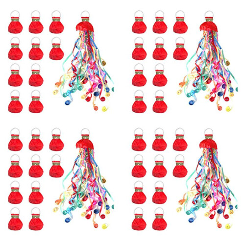 40Pack Streamers Popper Hand Throw Streamers No Mess Confetti Magic Paper Cracker for Celebration Birthday Propose 1