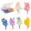 Mini Dried Flower Bouquet Set Multicolor 2