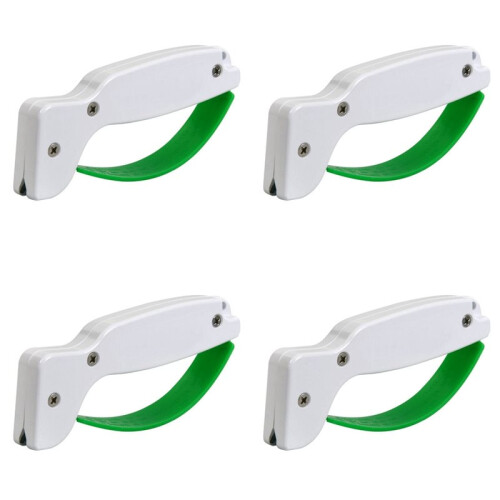 4X Tool Sharpener, Sharpening Knives, Cleavers, Axes, Machetes, Serrated Blades, Double  Cutting Blade Sharpener