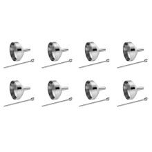 8X  Funnels Set Stainless Steel Urn Funnel Filler Kit for Cremation Jewelry Ashes Keepsakes