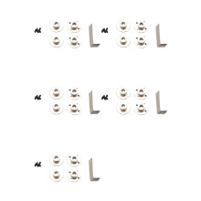 8 mm Flänskopplingskontakt, Styv Styrstål Modellkopplingstillbehör, Axelaxelkopplingar för RC-Modellmotorer (20-Pack)