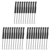 30 Pieces Pocket Screwdriver Tops and Pocket Clips Pocket Screwdriver Magnetic Slotted Pocket Screw Driver