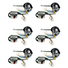 6 Set 7/8 Inch 22mm Handlebar Assembly Horn High/Low Turn Signal Control for Jialing JH70 JH90