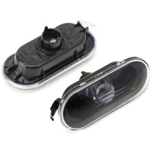 20Pcs Car Side Turn Signal Warning Light Black Lamp Cover for MK4 Bora,B5/B5.5 ,Beetle