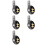 5X Corno Elettrico 6V Nero Mount per Auto, Moto, Camion 2