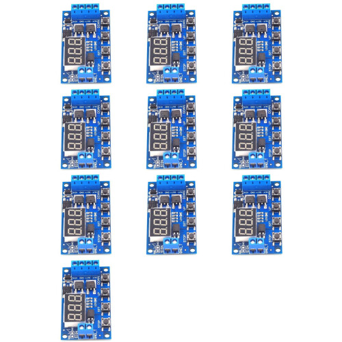 10X  12V 24V LED Light Digital  Delay Timing Delay Relay  Circuit Dual Mos Tube Control Board Module