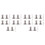 20 Pack 1-1/4 Inch 3D Overlay Soft Close Concealed Hinges for Face Frame Door, Control Closing Speed,105 Open Angle 1