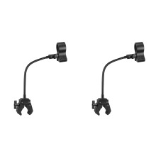 2X Microphone Stand, Versatile Mic Arm for Desk Pole Tripod, Gooseneck Mic Stand Desk Mount with Clamp Mic Holder