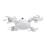 2X E27 LED Ceiling Fan Light with Remote Control Dimmer Function 60W Ceiling Light Drone Shaped Fan Light 5