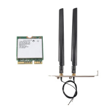 10X 1730Mbps for Dual Band AC 9560 Desktop Kit 5.0 802.11Ac M.2 CNVI 9560NGW Wifi Card with Antenna