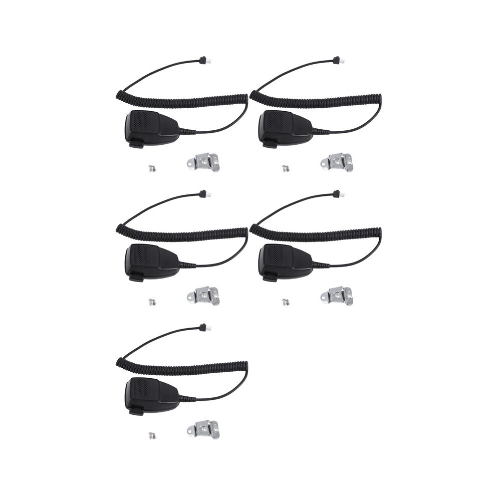 5X Two Way Radio Hmn3596a Speaker Microphone For Gm300/Sm50/Sm120/Gm3688/Gm3188 Car Radio Handle Black 4712665203226