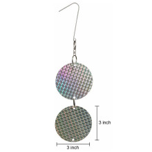 16 Pcs Bird Repellent Deterrent Discs Crow Pest Repeller Glitter Reflective Discs Deterrent Repellent Disks Birds