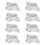 Electric Fence Insulators ABS3.2cm Aperture50pcs 4
