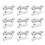 Electric Fence Insulators ABS3.2cm Aperture50pcs 8