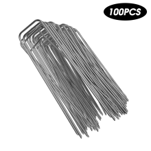 Zszywki ogrodowe stalowe w kształcie litery U 2,5 x 40 x 200 mm (100 szt.)