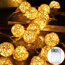 20-LED rottingkuglelyskæde, 2m
