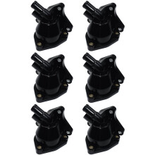 6X 19320PNA003 Engine Coolant Thermostat Housing for CR-V CRV 2.4L 2002 2003 2004 2005 2006, 1.7L 2002-2005