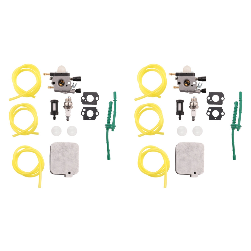 2X Bg55 Carburetor For Bg45 Bg65 Bg85 Leaf Blower Zama C1q-S68 C1q-S68g With Air Filter Tune Kit 4713868532632