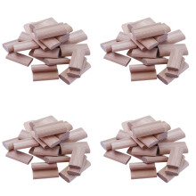 400 Stuks 8 mm Domino Houten Pluggen, Beukenhouten Pluggen, Verbindingsconnectoren voor Houtbewerkingsmeubels