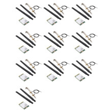 10X 1730Mbps for  Dual Band AC 9560 Desktop Kit  5.0 802.11Ac M.2 CNVI 9560NGW Wifi Card with Antenna