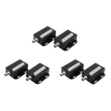 3X IP Network to Coaxial Extender Transfer From Net Cable Transmission to Coax 500M Ethernet Converter for CCTV