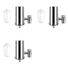 3X Water Purifier Kitchen Stainless Steel Faucets Remove Water Pollutants Ceramic Filter Elements Water Ion Filter