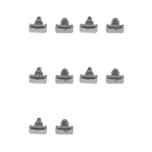 10 Peças Substituição Bateria Terminal M6 Parafusos Parafuso Porca Arruela T-Bolt 6X0915138 para para 6X0915138