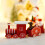 Wooden Christmas Train Ornament Set3pcs 4