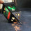 Halloween LED Lantern6.5x6.5x12.5cm Eco PVC 6