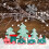 Wooden Christmas Train Ornament Set3pcs 6
