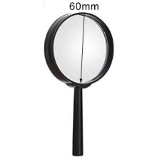 Handheld Reading Magnifier60mm Black