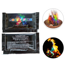 Sachets de feu à couleur changeante pour cheminée, foyer extérieur et
