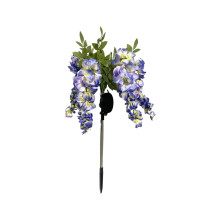 Lampe solaire de jardin Wisteria 74 cm violet rose
