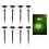 Solar Pathway Lights ABS Black17x5x4in IP65 8Pack 1