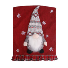 Christmas Chair Cover Red Grey47x59x5cm
