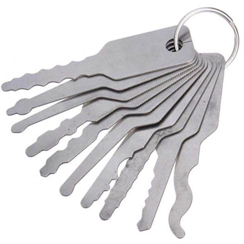 Lock Picking Set for Security Locks Multifunction Key Set Stainless Steel Lock Picking Set 1