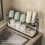 1PC Double-Layer Wrought Iron Drainage Tray Rack Countertop Glass Cup Cup Water Cup Multi-Layer Storage Rack 4