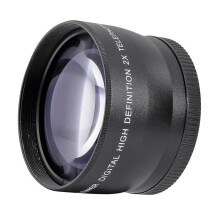 2pz Tele Converter 58Mm 2X con Teleobiettivo per 18-55Mm