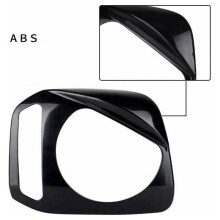 4x Lampe Capots Autocollants Voiture Phare LumièRe Lampe Couverture Garniture pour Jimny JB23 JB33 JB43 1998-2017 Noir