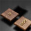 Retro Walnut Wall Toggle  Panel 1-4Gang 2Way Solid Wood Double Universal Electrical Power Outlet B 5