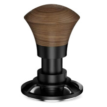 58.35mm Espresso Tamper Coffee Tamper, Walnut Constant Level Manual Tamper with Sound Feedback, Suitable for 58mm B