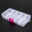 9pcs 10 Grid Electronic Component Parts Kits Plastic Storage Box Case 5