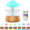 Rain Humidifier Diffuser with 7 Colors Night Lights, Essential Oil Aroma Therapy Diffuser with Remote Control 7